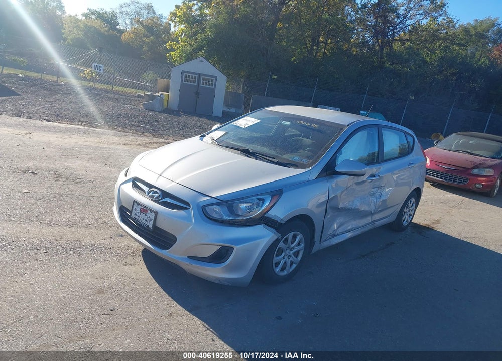 2013 HYUNDAI ACCENT GS VIN: KMHCT5AE0DU106695