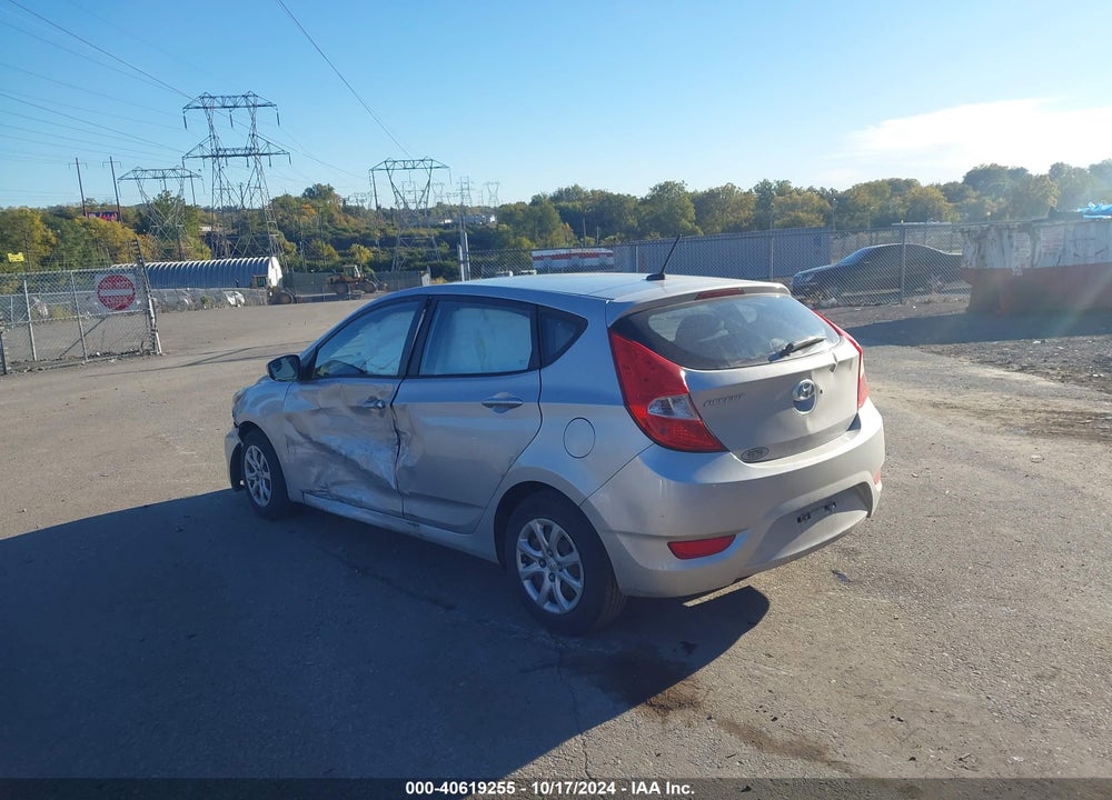 2013 HYUNDAI ACCENT GS VIN: KMHCT5AE0DU106695