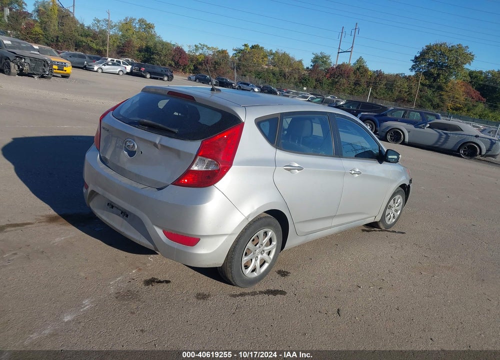 2013 HYUNDAI ACCENT GS VIN: KMHCT5AE0DU106695