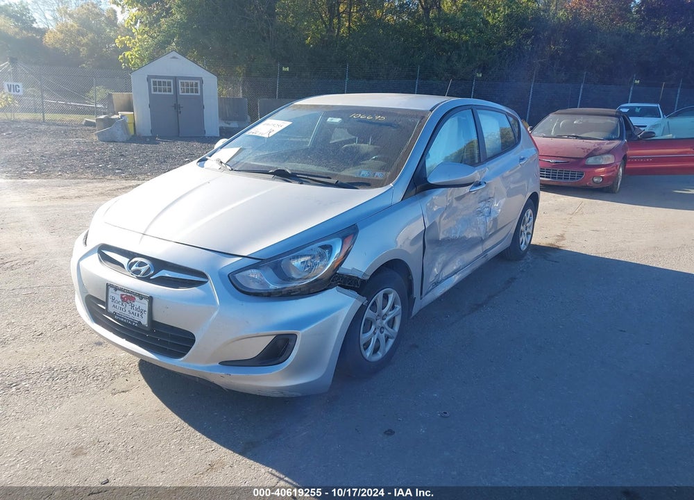 2013 HYUNDAI ACCENT GS VIN: KMHCT5AE0DU106695