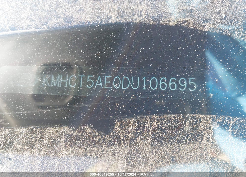 2013 HYUNDAI ACCENT GS VIN: KMHCT5AE0DU106695