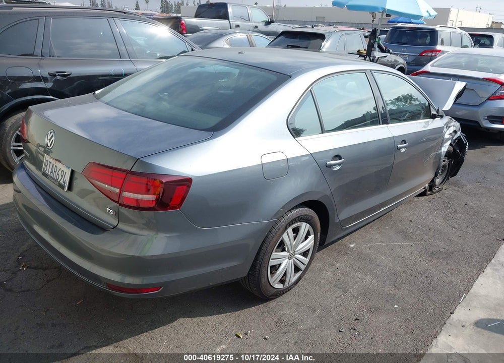 2017 VOLKSWAGEN JETTA 1.4T S VIN: 3VW2B7AJ4HM343421