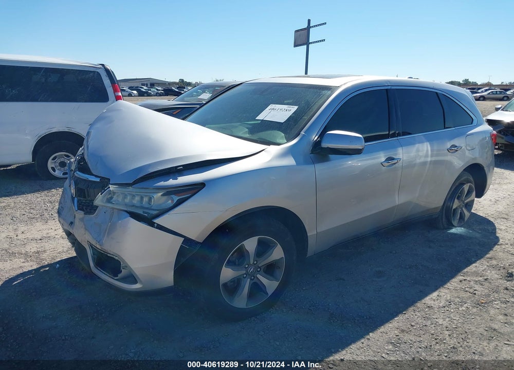 2014 ACURA MDX VIN: 5FRYD3H21EB011899