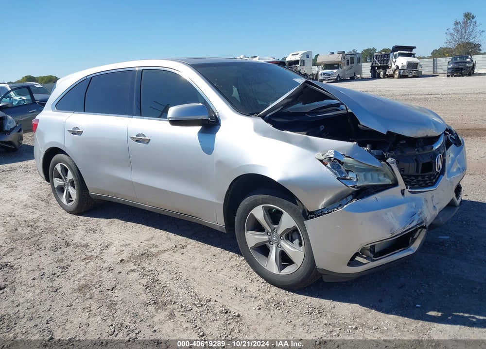 2014 ACURA MDX VIN: 5FRYD3H21EB011899