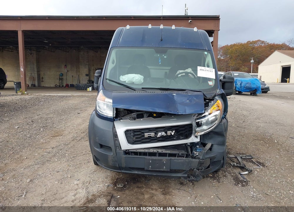 2019 RAM PROMASTER 2500 HIGH ROOF 159 WB VIN: 3C6TRVDG5KE547175
