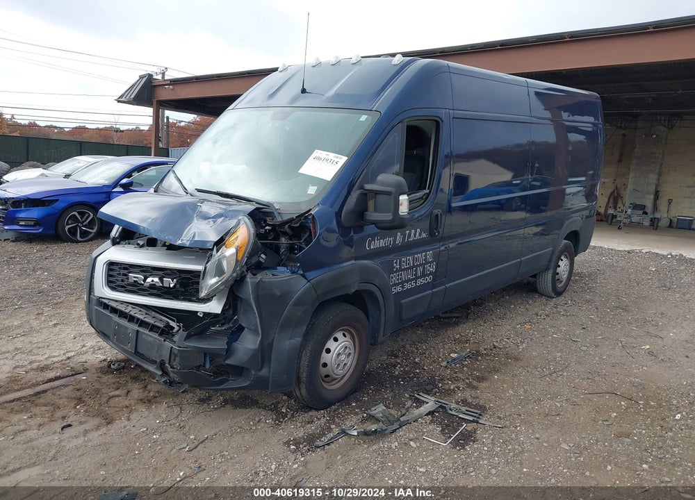 2019 RAM PROMASTER 2500 HIGH ROOF 159 WB VIN: 3C6TRVDG5KE547175