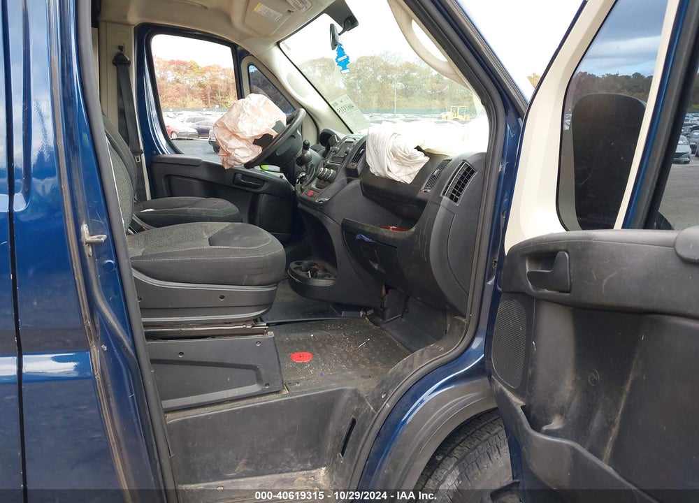 2019 RAM PROMASTER 2500 HIGH ROOF 159 WB VIN: 3C6TRVDG5KE547175