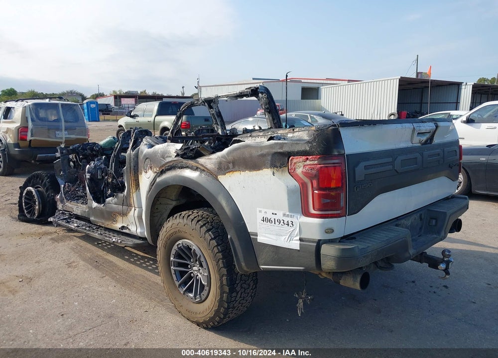 2019 FORD F-150 RAPTOR VIN: 1FTFW1RG5KFA42596