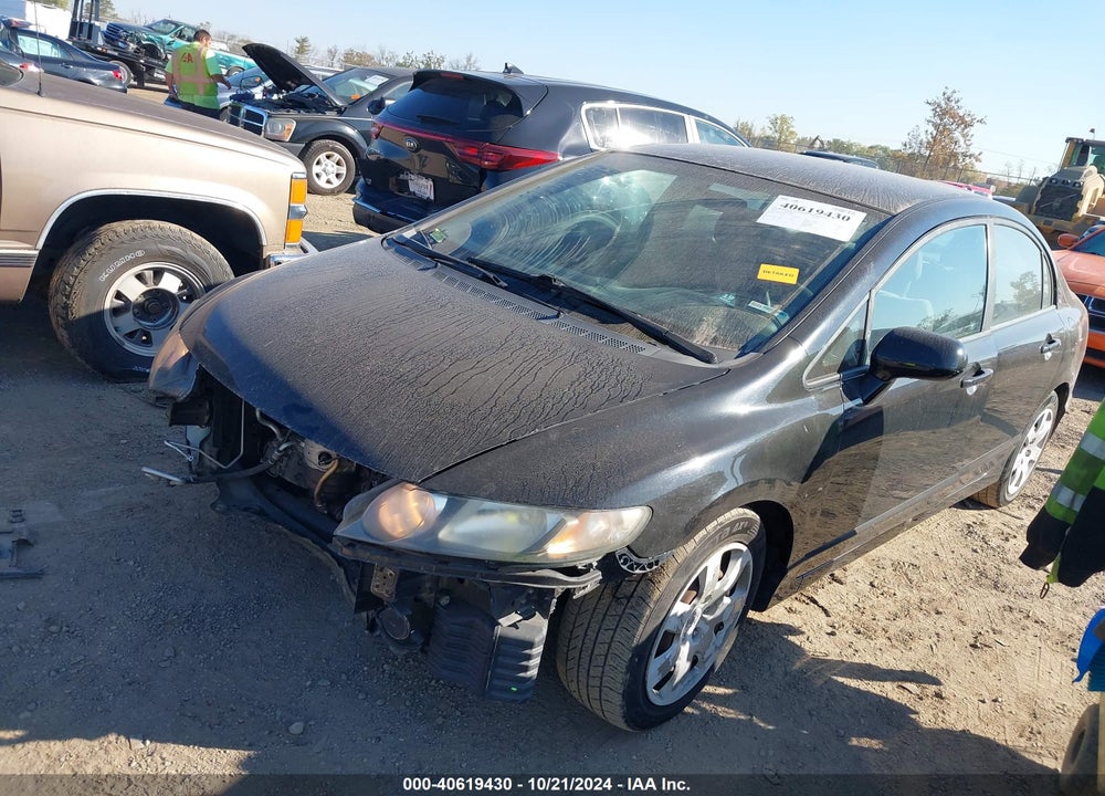 2011 HONDA CIVIC LX VIN: 19XFA1F52BE049632