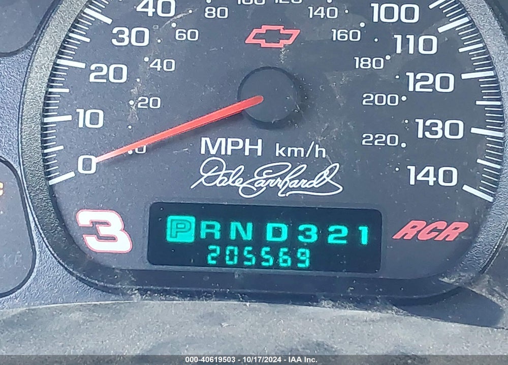 2002 CHEVROLET MONTE CARLO SS VIN: 2G1WX15K929206506