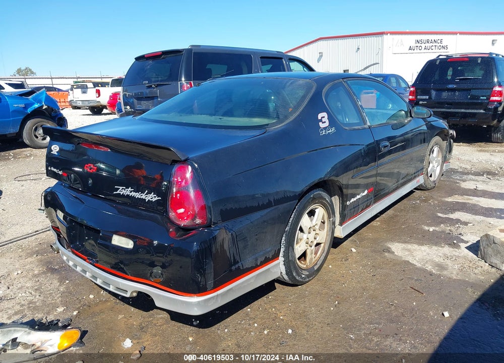 2002 CHEVROLET MONTE CARLO SS VIN: 2G1WX15K929206506