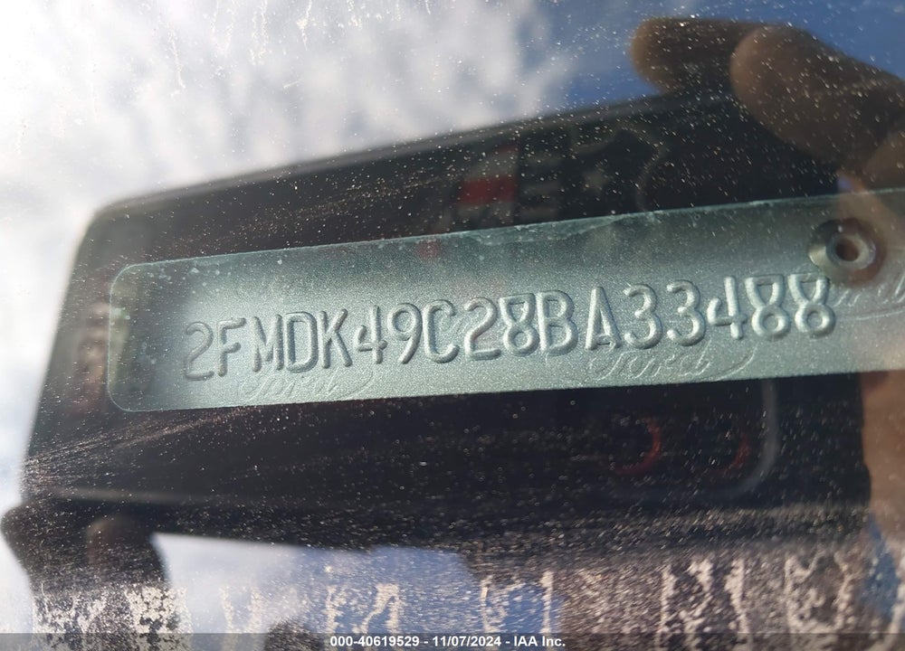 2008 FORD EDGE LIMITED VIN: 2FMDK49C28BA33488