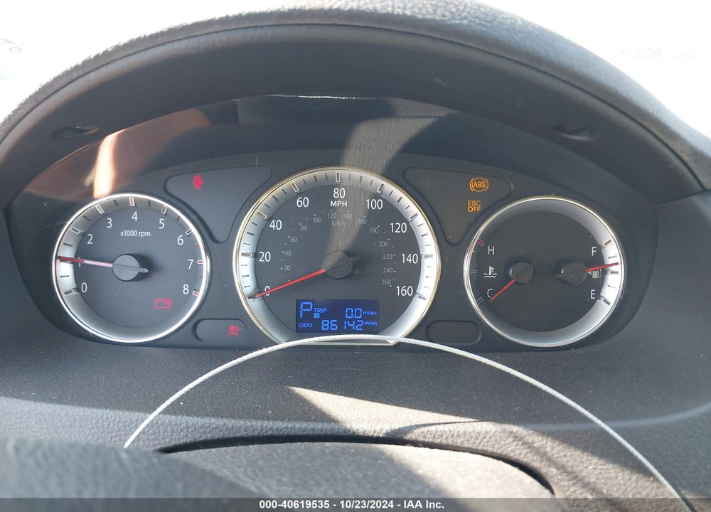 2009 HYUNDAI SONATA GLS VIN: 5NPET46C49H543177