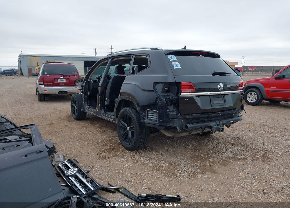 2019 VOLKSWAGEN ATLAS 3.6L V6 SE W/TECHNOLOGY R-LINE VIN: 1V2YR2CA1KC584255