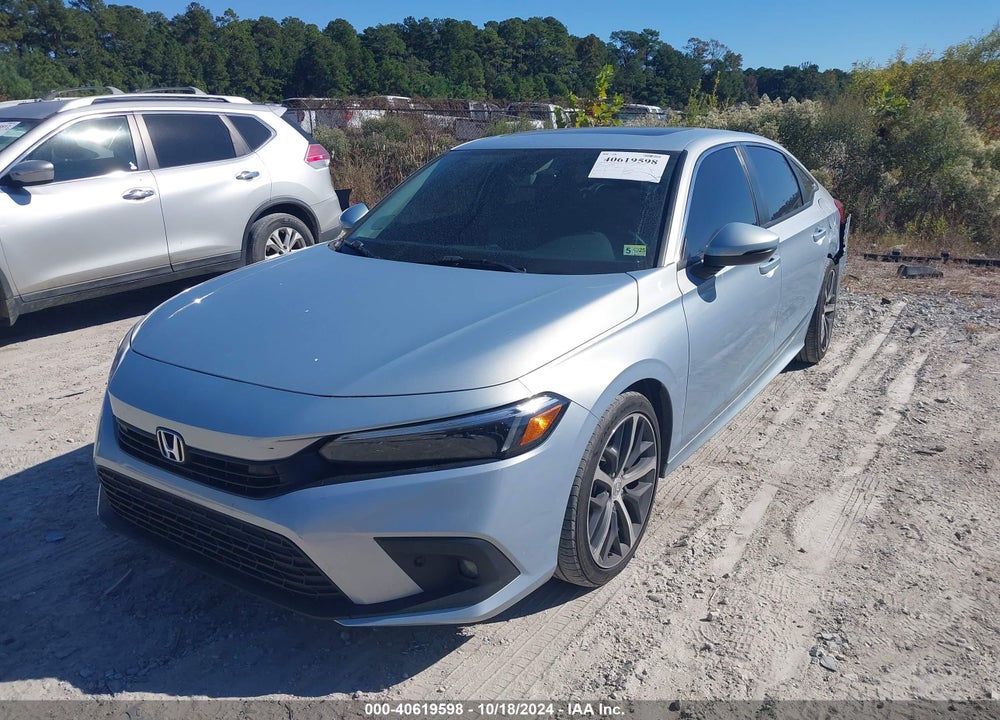 2022 HONDA CIVIC TOURING VIN: 2HGFE1F96NH321696