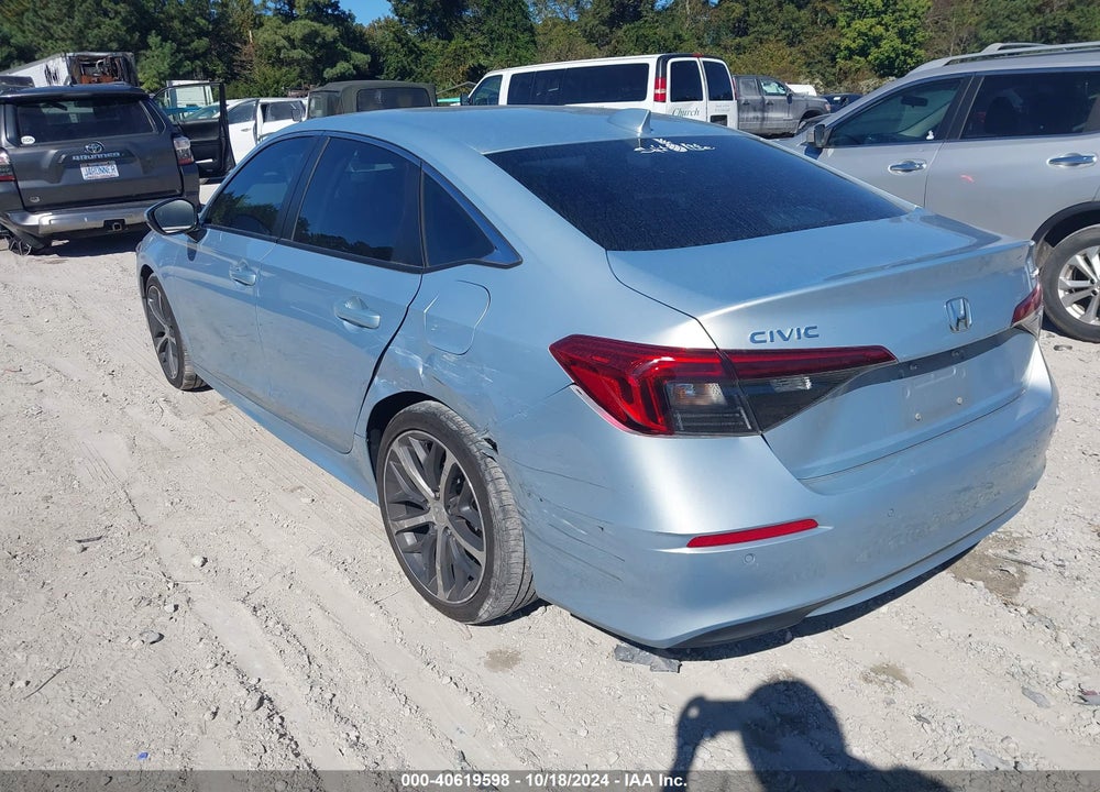 2022 HONDA CIVIC TOURING VIN: 2HGFE1F96NH321696