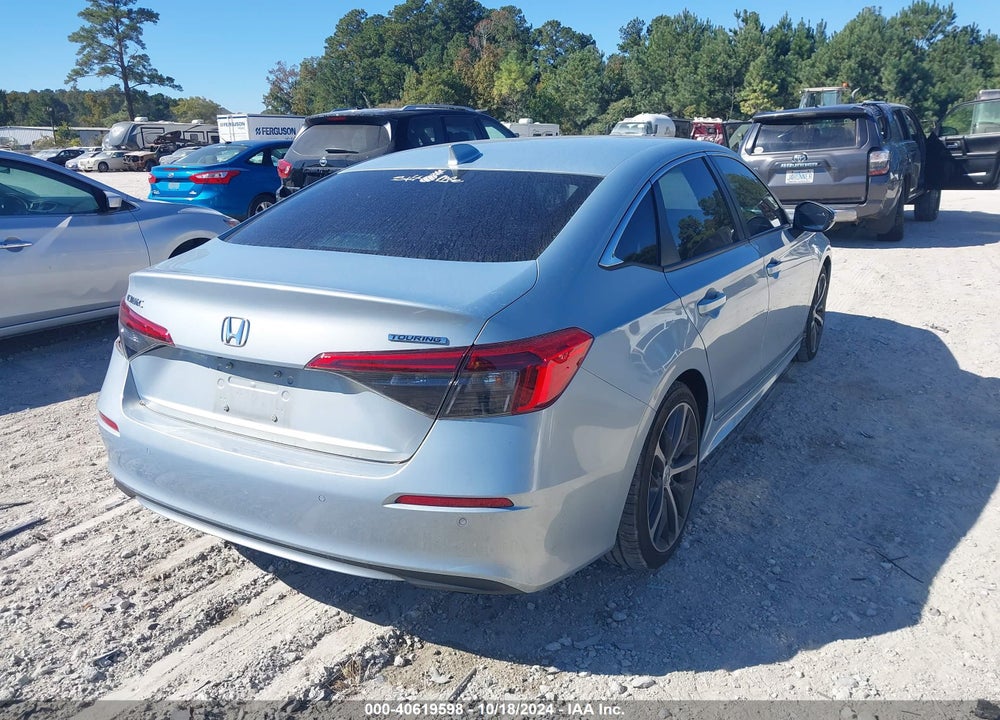 2022 HONDA CIVIC TOURING VIN: 2HGFE1F96NH321696
