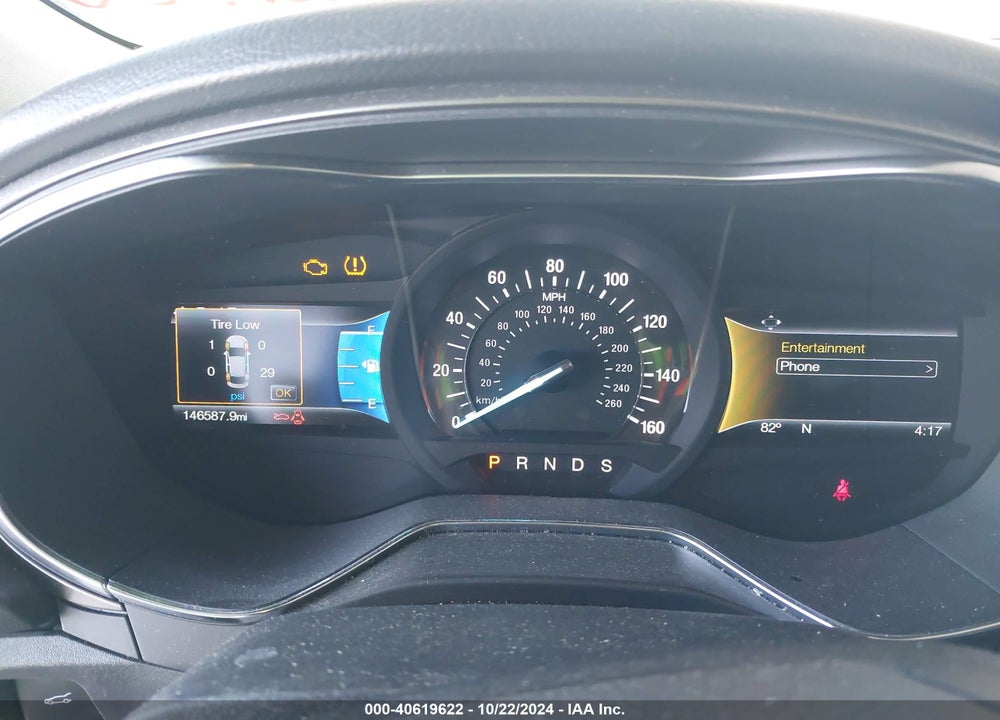 2017 FORD FUSION SE VIN: 3FA6P0H98HR321620