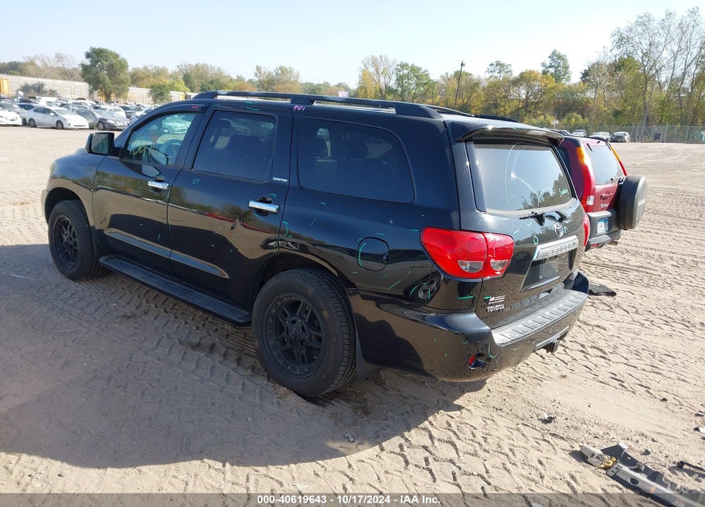 2008 TOYOTA SEQUOIA LIMITED 5.7L V8 VIN: 5TDBY68A98S001223