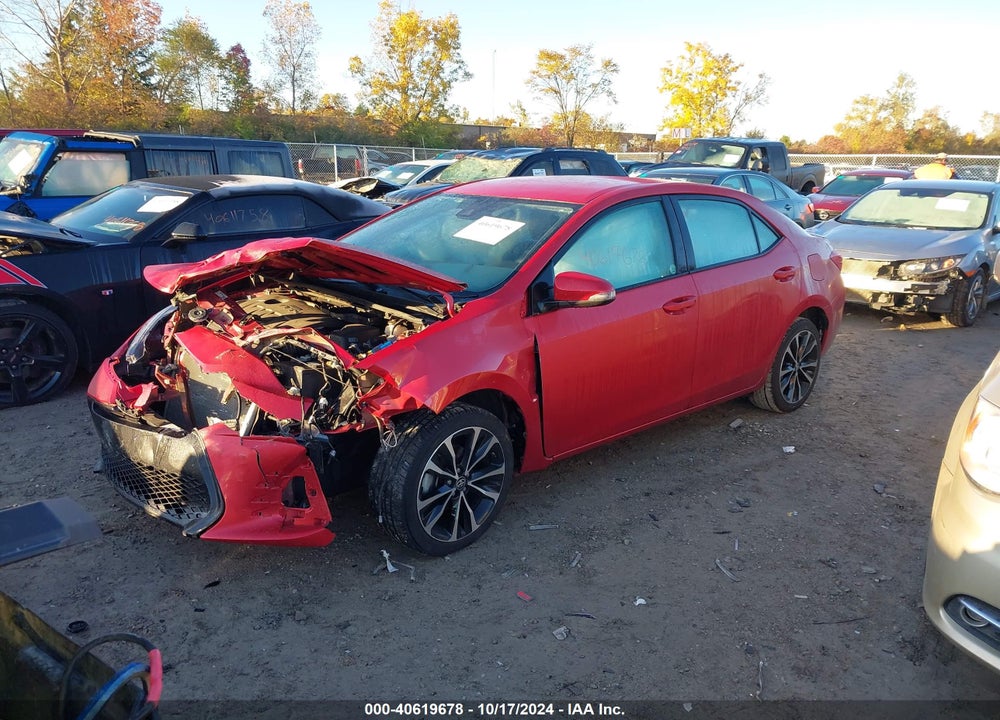 2019 TOYOTA COROLLA SE VIN: 5YFBURHE8KP943571