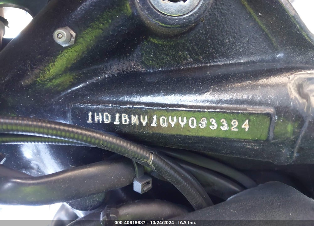 2000 HARLEY-DAVIDSON FLSTF VIN: 1HD1BMY10YY063324