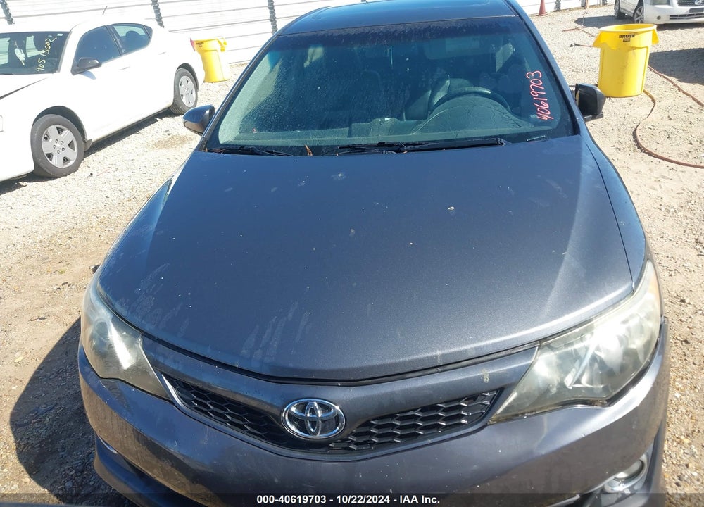 2012 TOYOTA CAMRY SE VIN: 4T1BF1FK1CU138029