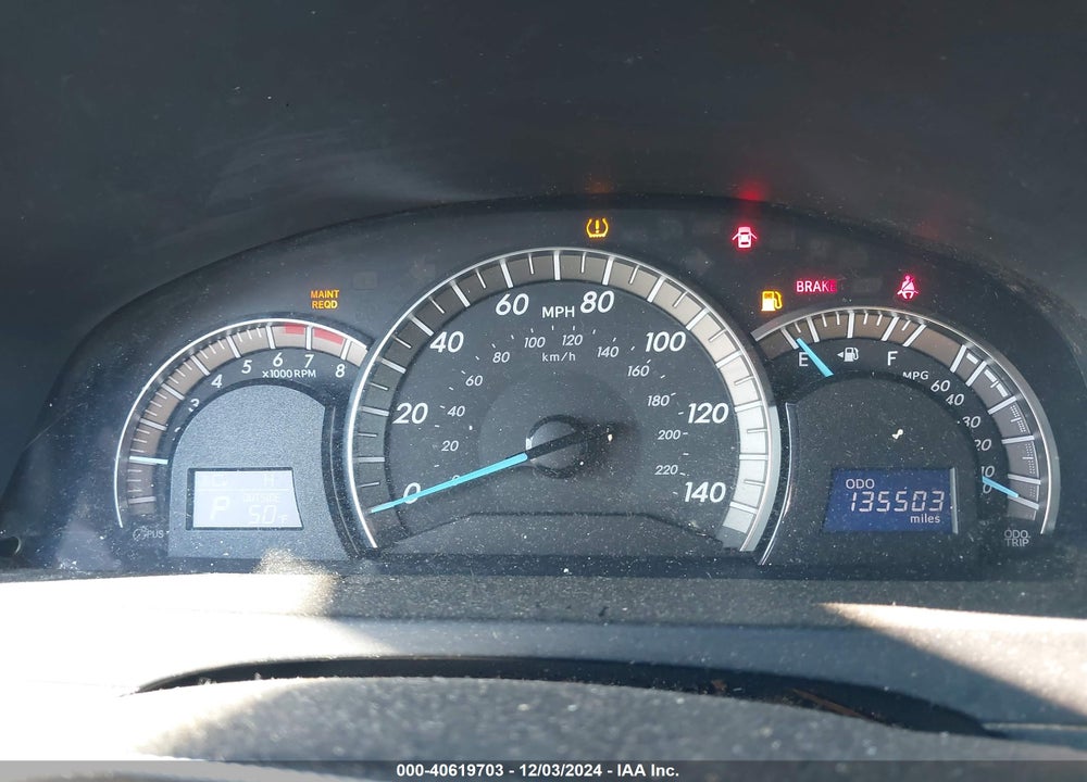 2012 TOYOTA CAMRY SE VIN: 4T1BF1FK1CU138029