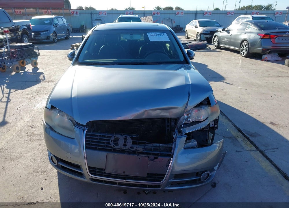 2007 AUDI A4 VIN: WAUAF78E27A148244
