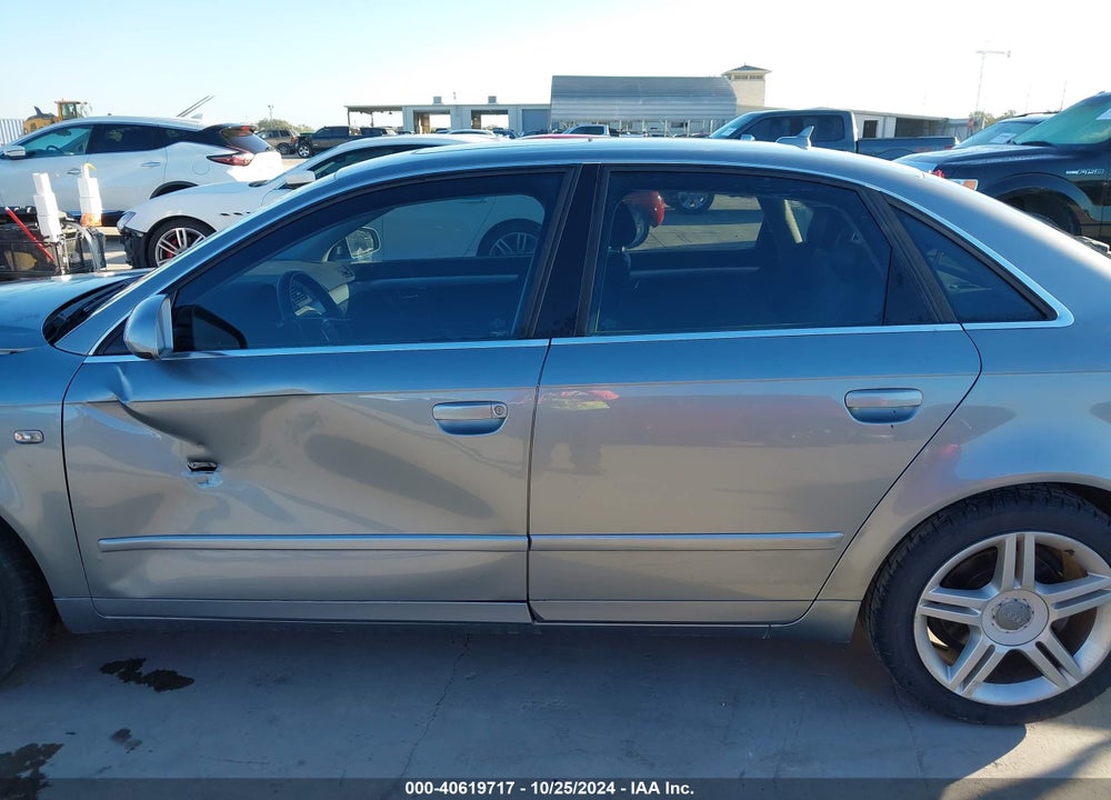 2007 AUDI A4 VIN: WAUAF78E27A148244