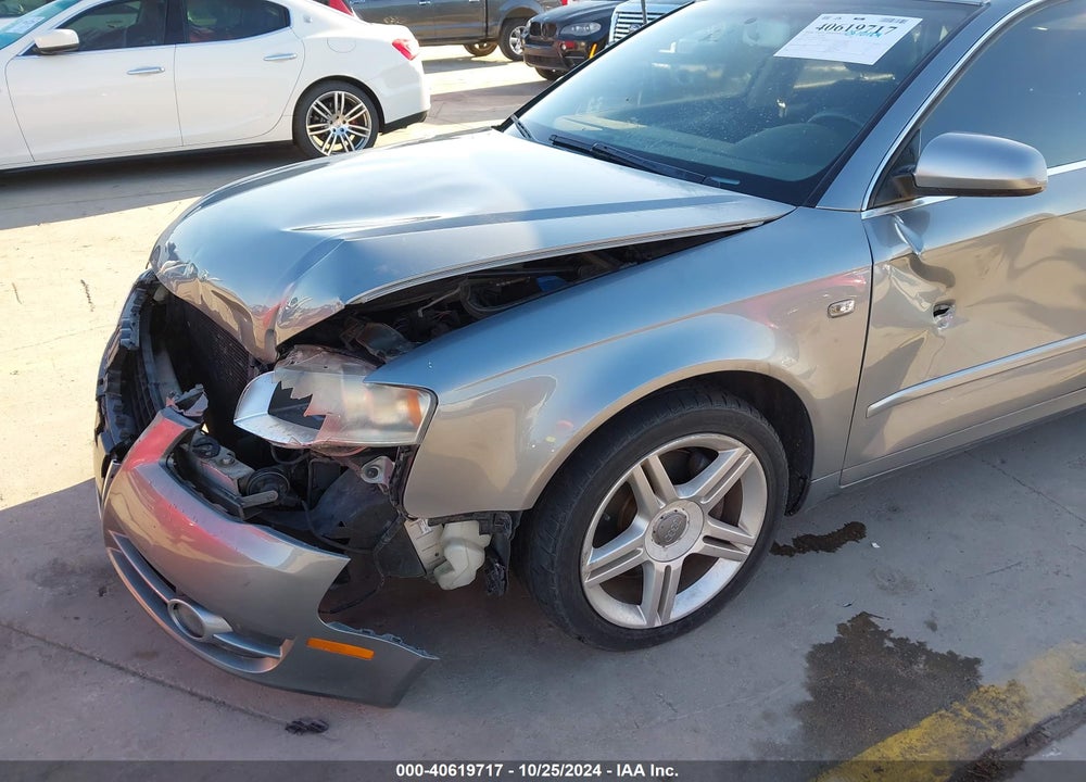 2007 AUDI A4 VIN: WAUAF78E27A148244