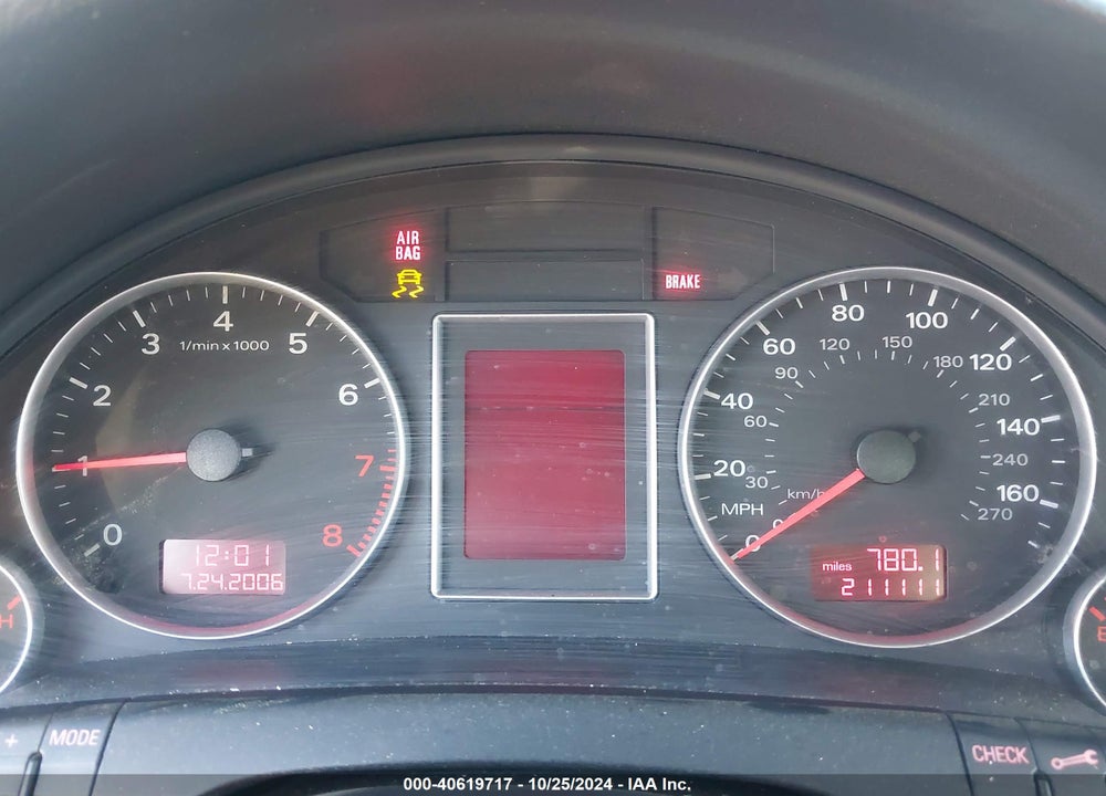 2007 AUDI A4 VIN: WAUAF78E27A148244