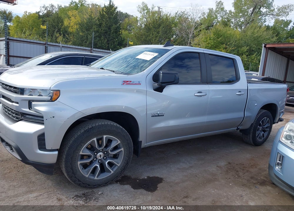 2021 CHEVROLET SILVERADO 1500 4WD SHORT BED RST VIN: 3GCUYEED6MG446335