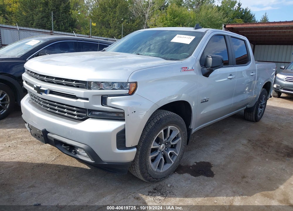 2021 CHEVROLET SILVERADO 1500 4WD SHORT BED RST VIN: 3GCUYEED6MG446335