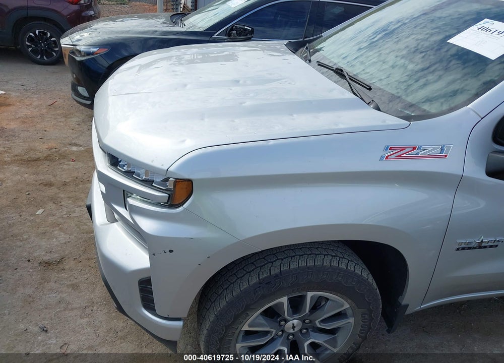 2021 CHEVROLET SILVERADO 1500 4WD SHORT BED RST VIN: 3GCUYEED6MG446335