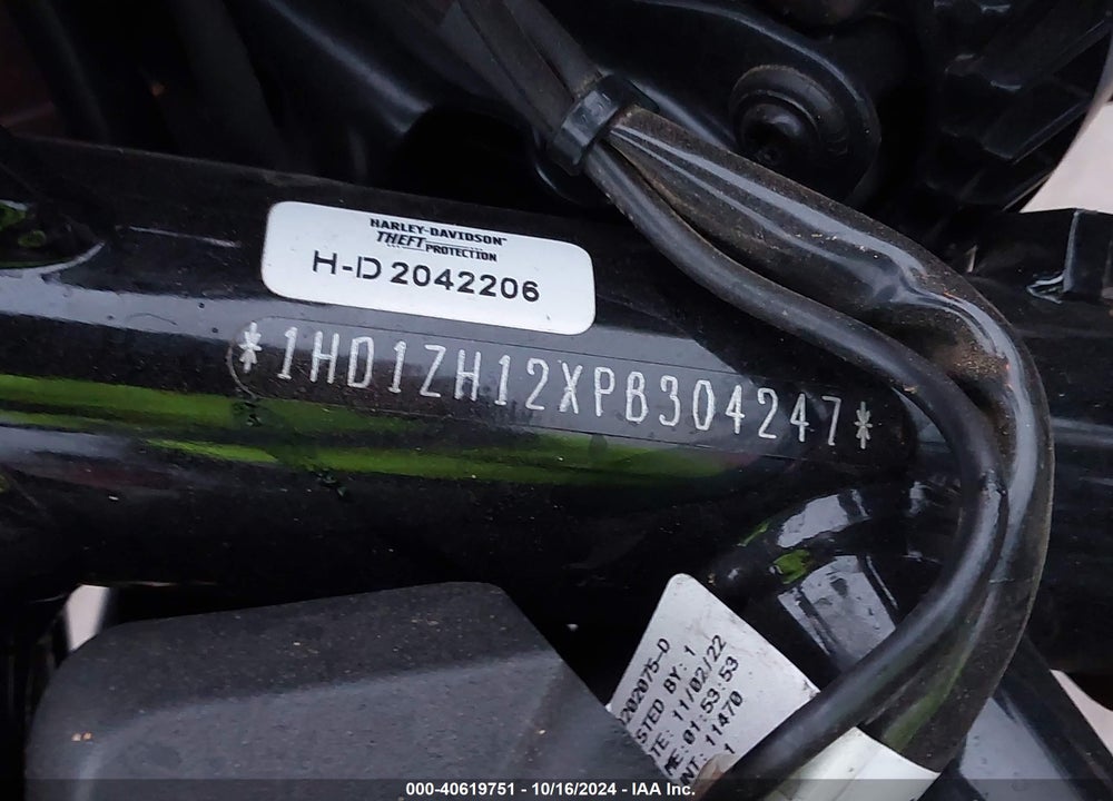 2023 HARLEY-DAVIDSON RH975 VIN: 1HD1ZH12XPB304247
