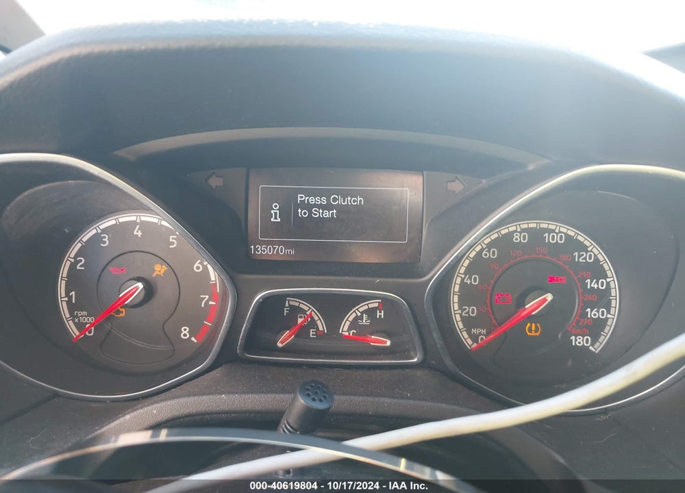 2018 FORD FOCUS ST VIN: 1FADP3L9XJL230286