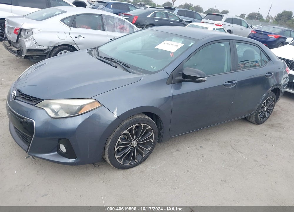 2014 TOYOTA COROLLA S PLUS VIN: 5YFBURHE9EP091915