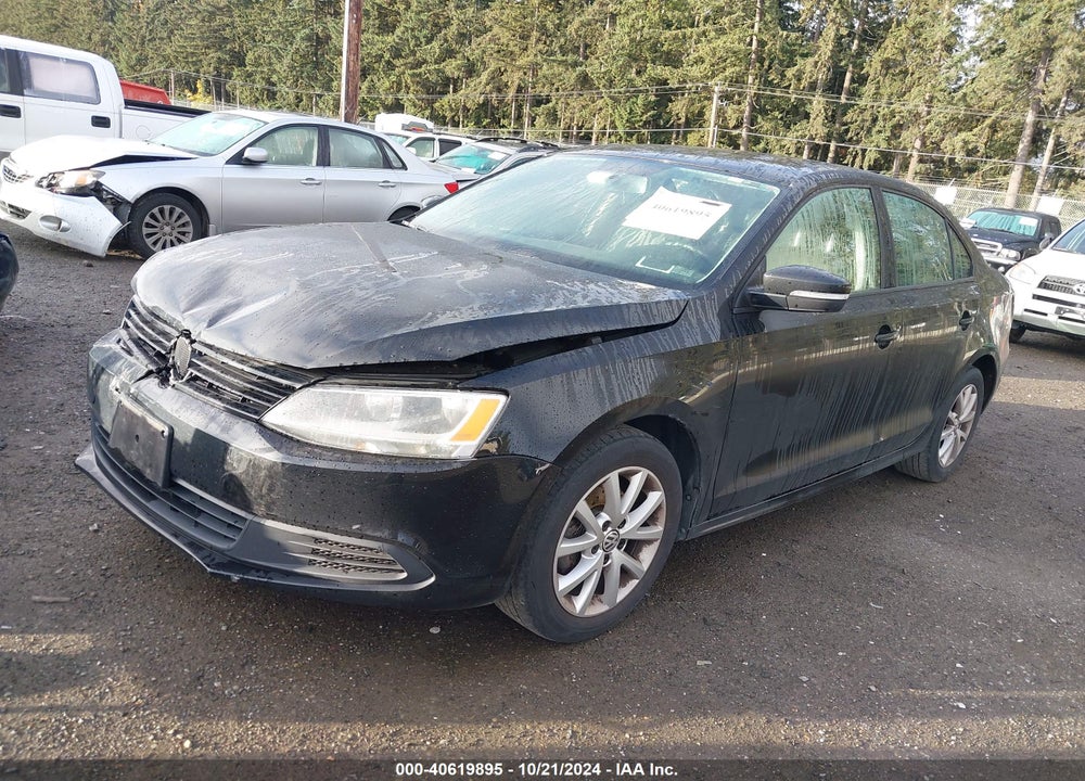2012 VOLKSWAGEN JETTA 2.5L SE VIN: 3VWDP7AJ7CM397654