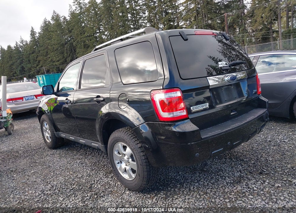 2011 FORD ESCAPE LIMITED VIN: 1FMCU9EG7BKB98736