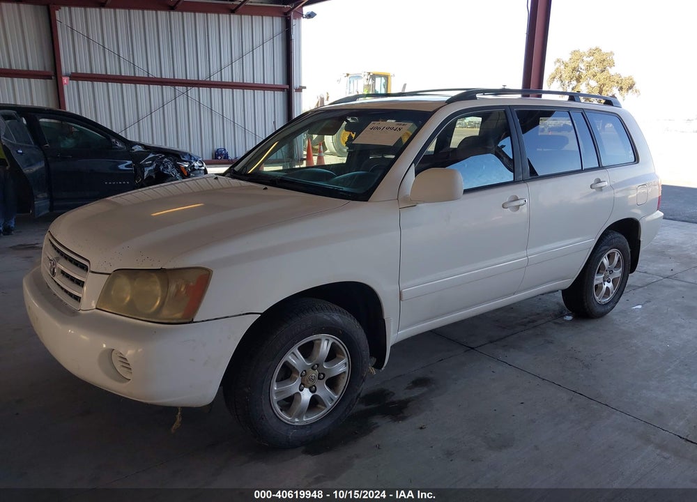 2003 TOYOTA HIGHLANDER V6 VIN: JTEHF21A630122107