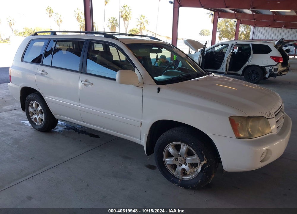 2003 TOYOTA HIGHLANDER V6 VIN: JTEHF21A630122107