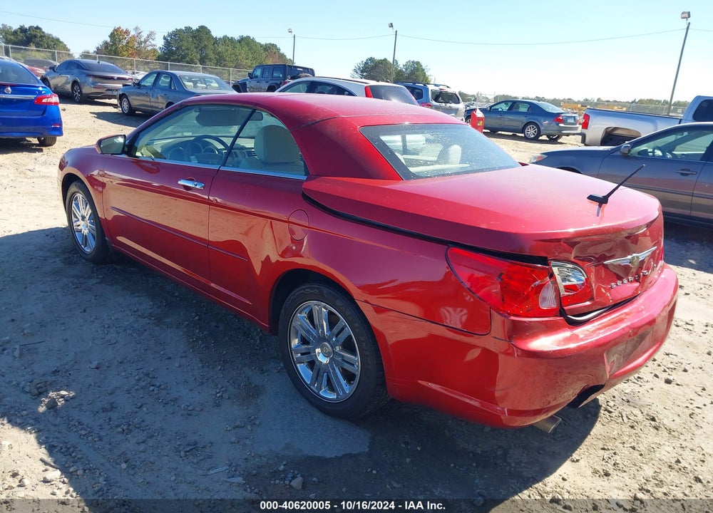 2008 CHRYSLER SEBRING LIMITED VIN: 1C3LC65M18N197203