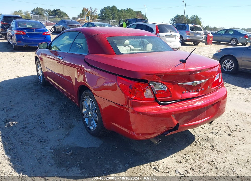 2008 CHRYSLER SEBRING LIMITED VIN: 1C3LC65M18N197203