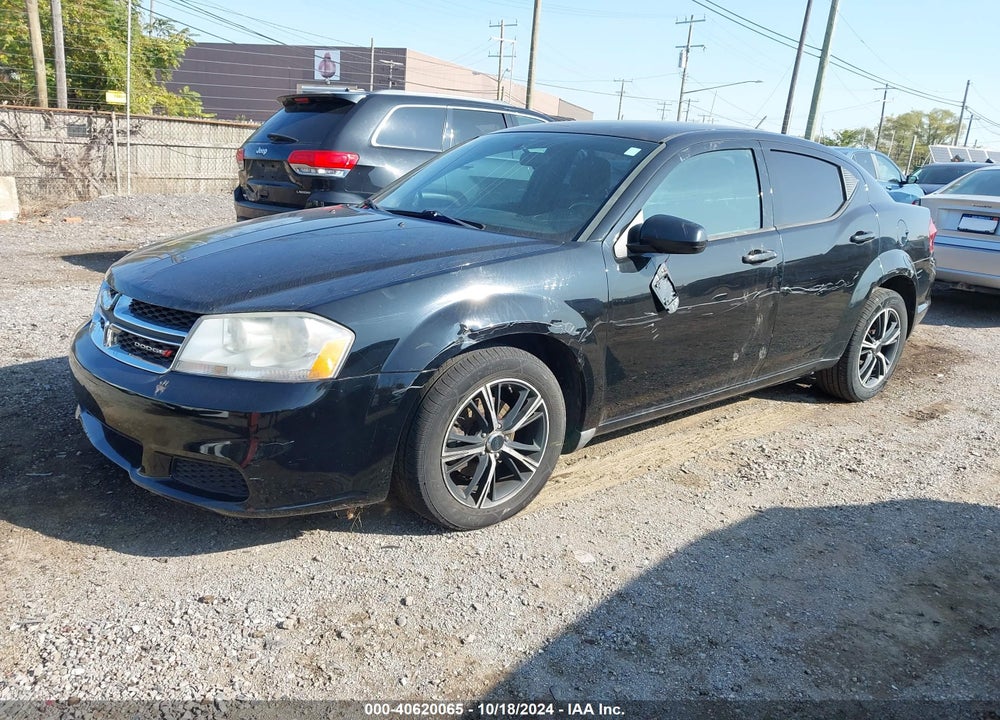 2012 DODGE AVENGER SXT VIN: 1C3CDZCB1CN159110