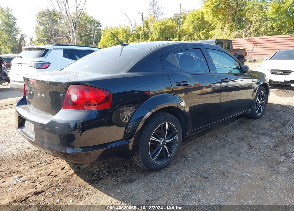2012 DODGE AVENGER SXT VIN: 1C3CDZCB1CN159110