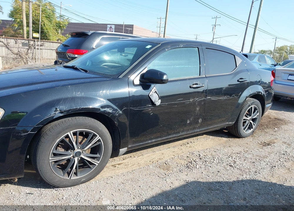 2012 DODGE AVENGER SXT VIN: 1C3CDZCB1CN159110