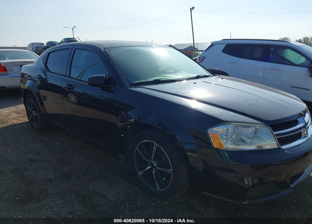 2012 DODGE AVENGER SXT VIN: 1C3CDZCB1CN159110