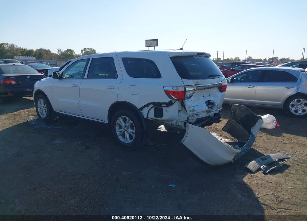 2013 DODGE DURANGO SXT VIN: 1C4RDHAG5DC692525