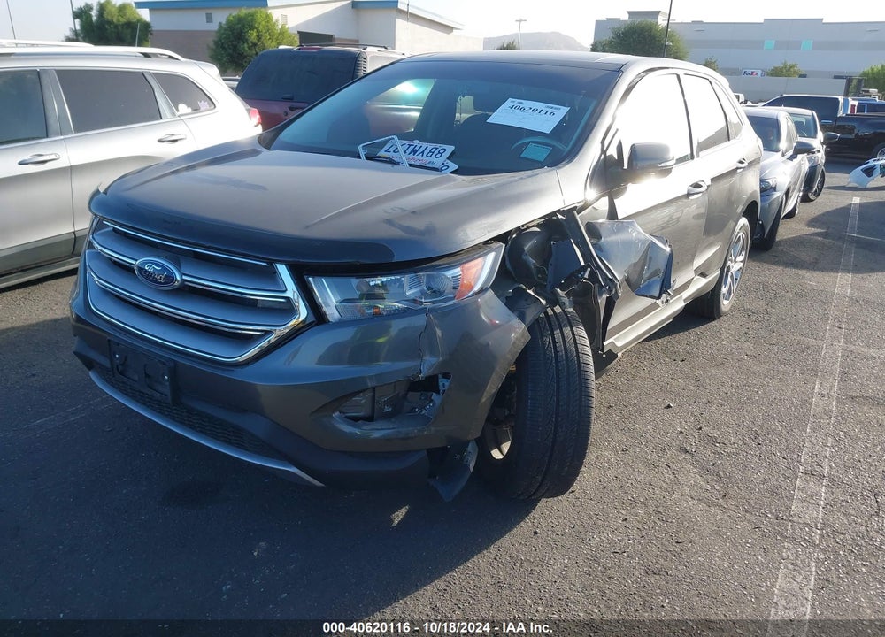 2018 FORD EDGE TITANIUM VIN: 2FMPK3K92JBB42092