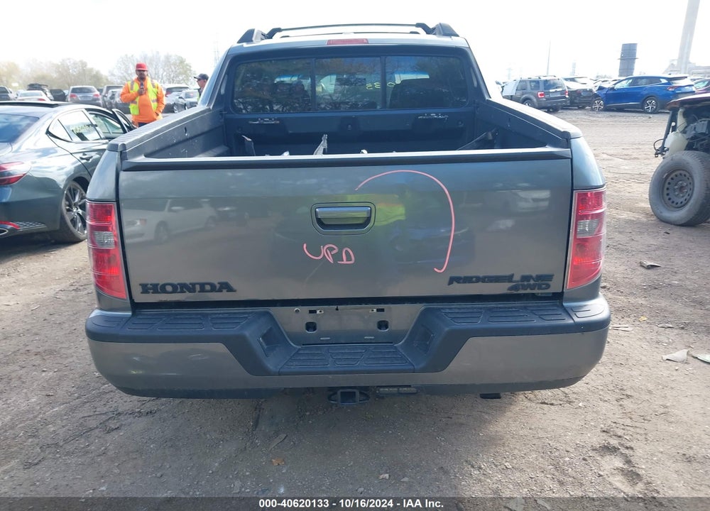 2009 HONDA RIDGELINE RTL VIN: 5FPYK16519B102290